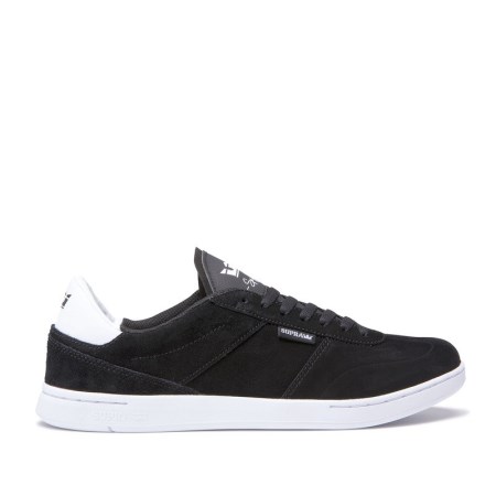 Supra Elevate Mens Low Tops Shoes Black UK 84TAX